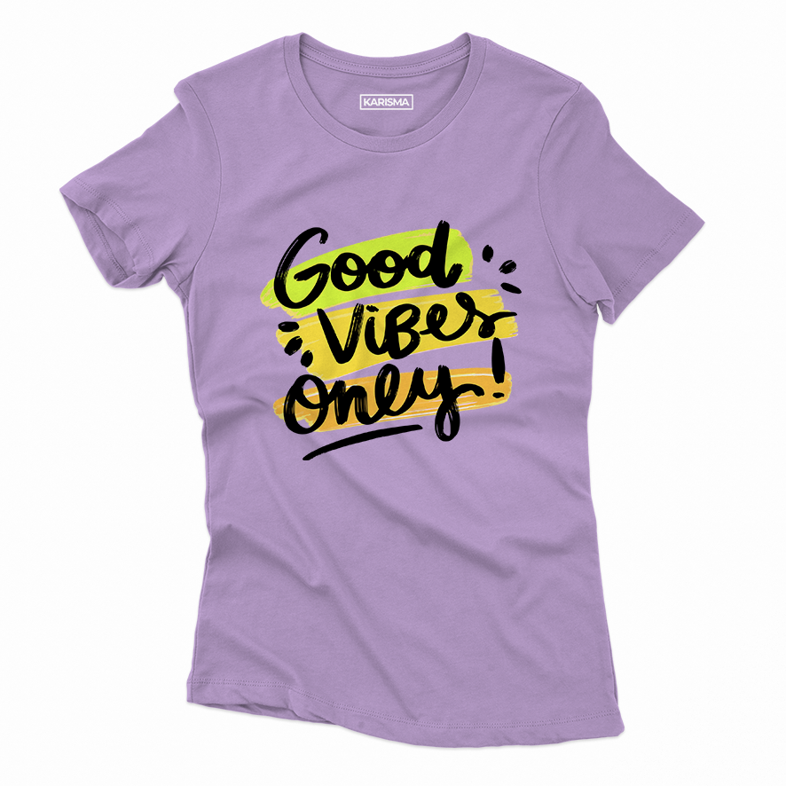 Camiseta Good Vibes Only Style Karisma para mujer