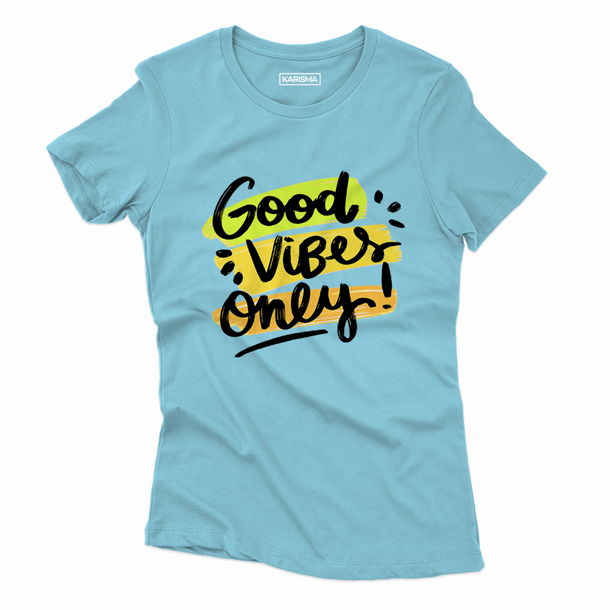 Camiseta Good Vibes Only Style Karisma para mujer