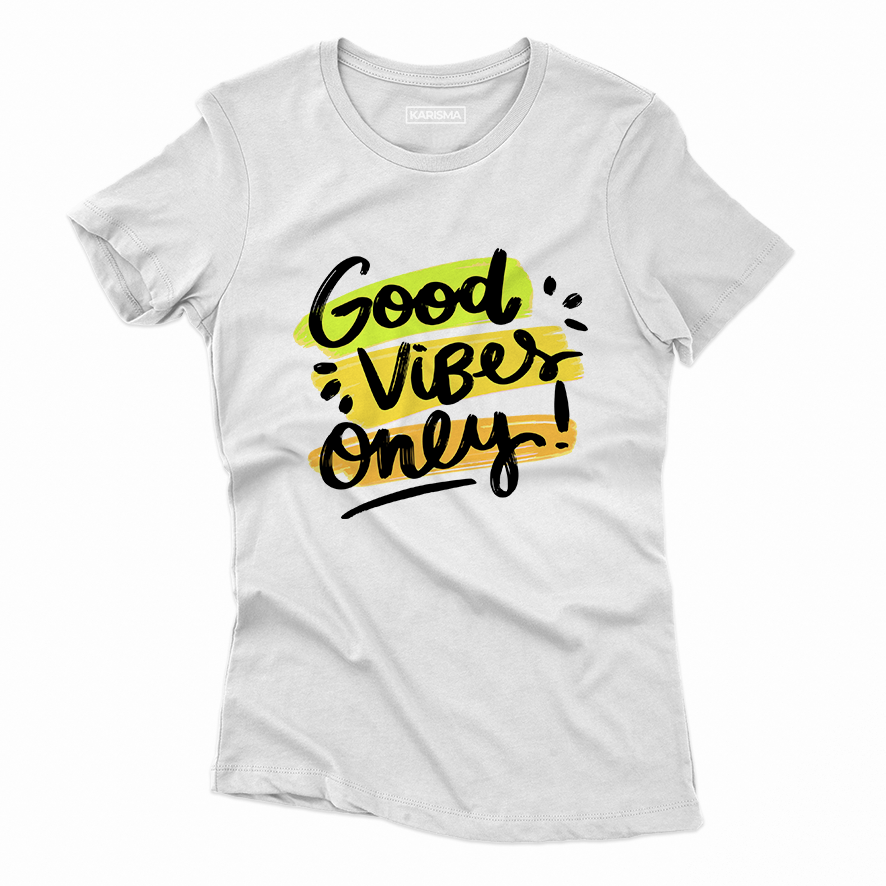 Camiseta Good Vibes Only Style Karisma para mujer