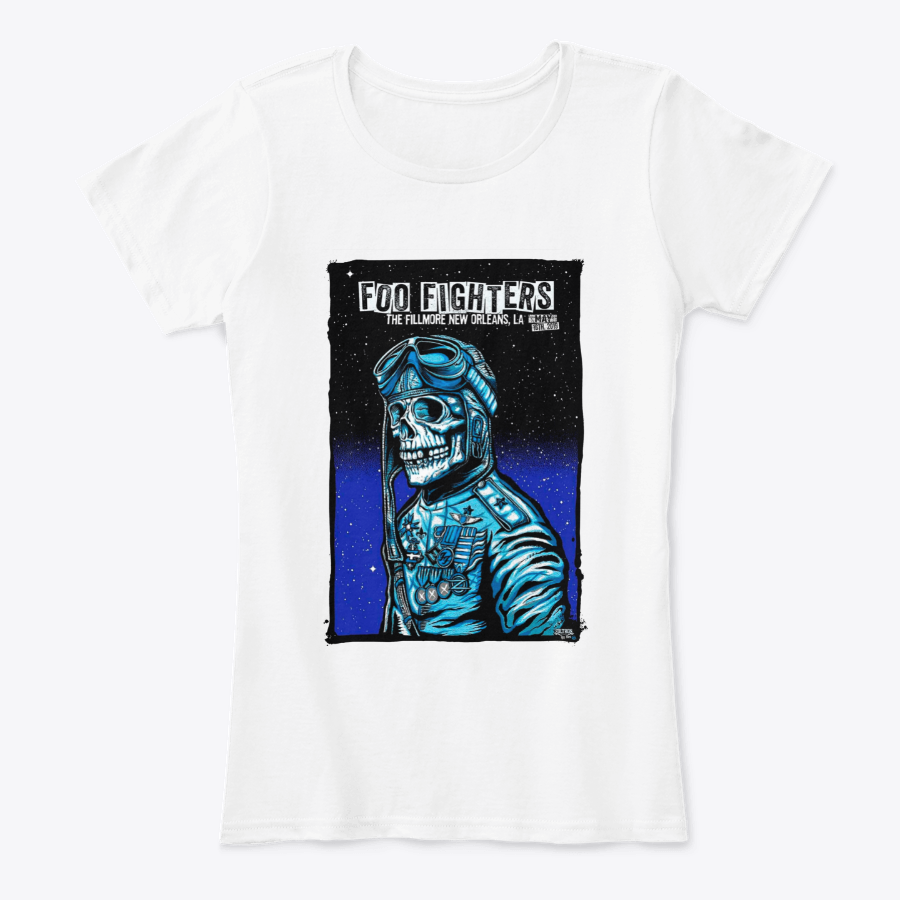 Camiseta Algodón Foo Fighters New Orleans Poster