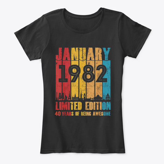 Camiseta en Algodon 1982 January