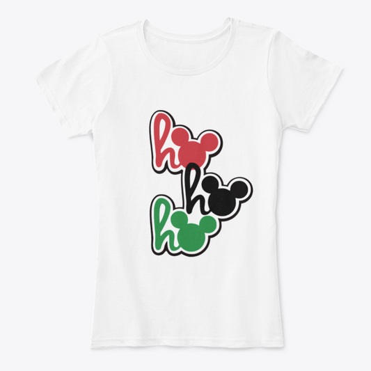 Camiseta Disney Navideña Ho Ho Ho! para mujer