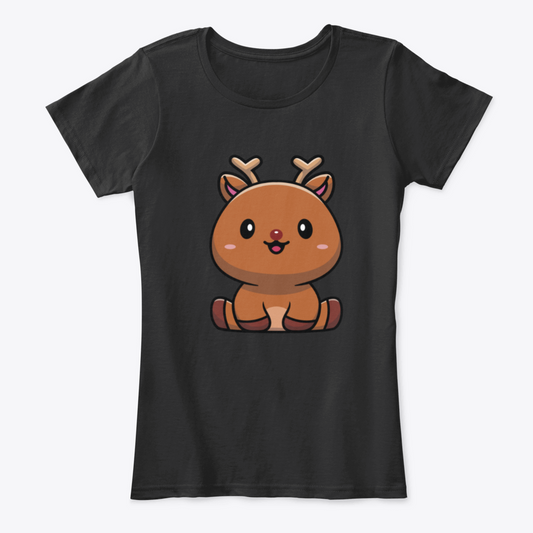 Camiseta Reno Navideño Karisma para mujer