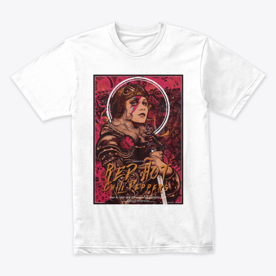 Camiseta Poster Style Red Hot Chilli Peppers RHCP Louisville KY KFC YUM 2017