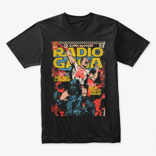 Camiseta Algodon Radio Gaga Art Queen