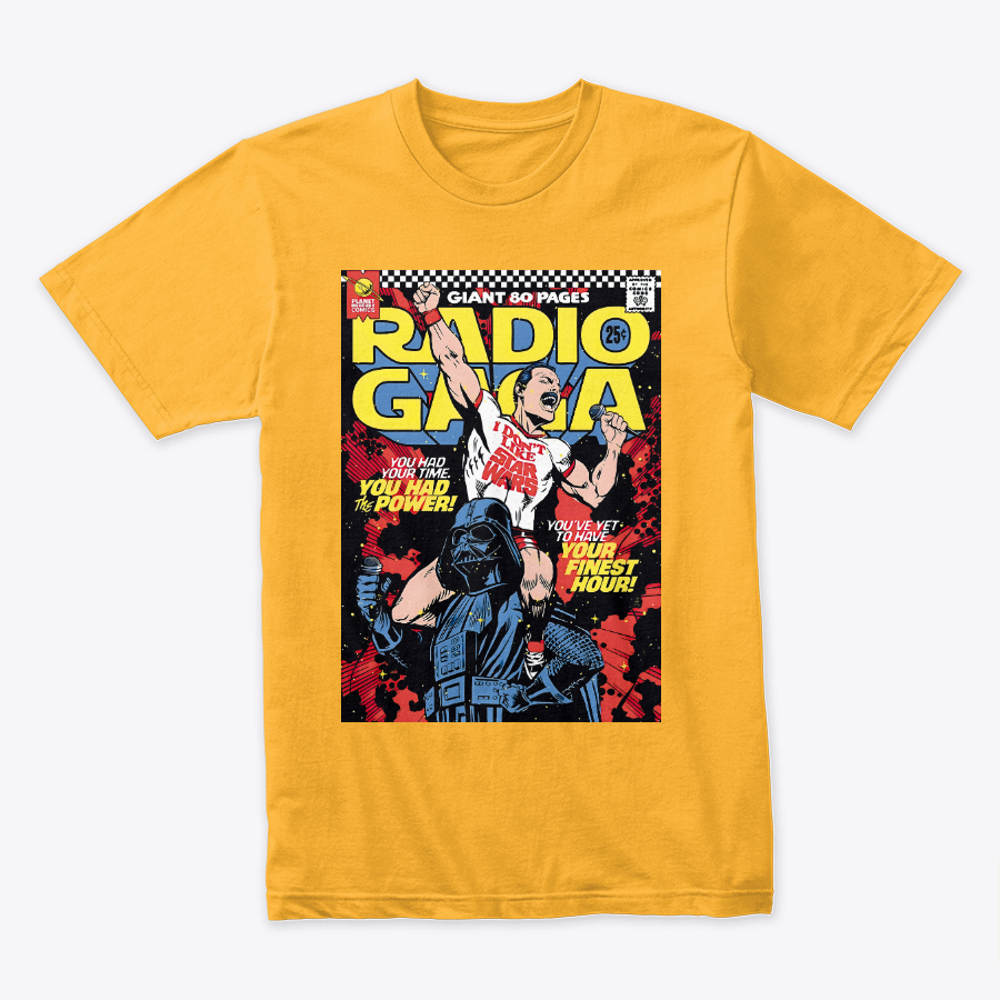 Camiseta Algodon Radio Gaga Art Queen