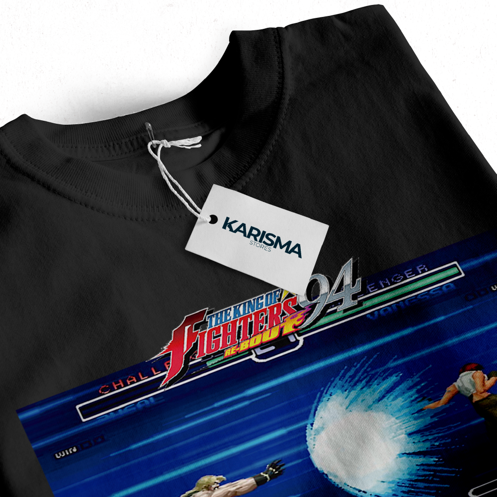 Camiseta Algodón The king Of Fighter Rugal vs Vanessa ARCADE