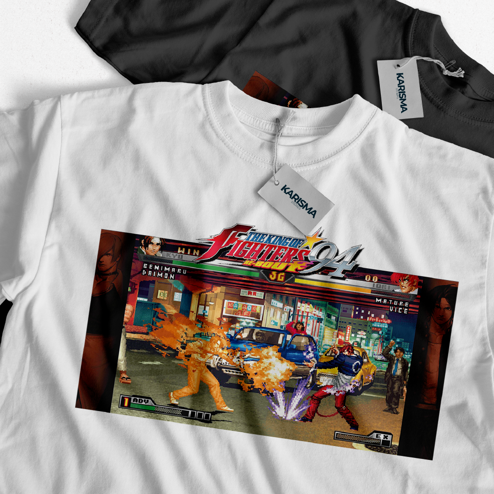 Camiseta en Algodón The king Of Fighter KYO vs Iori ARCADE