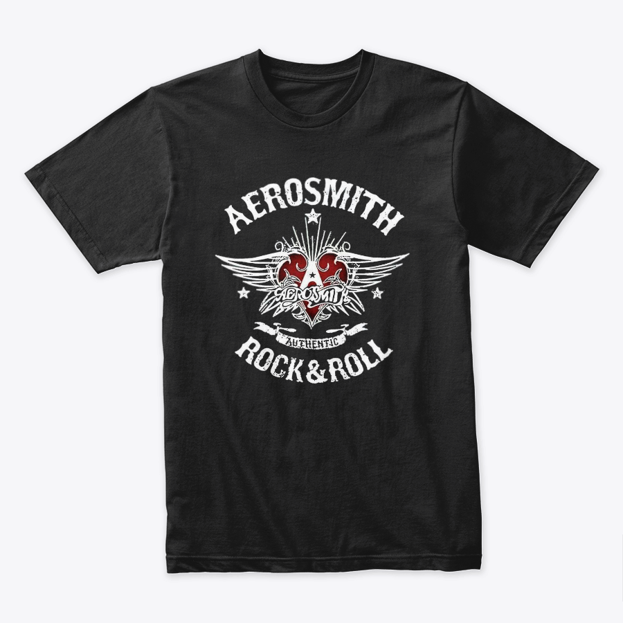 Camisetas Algodon Aerosmith Logo Authentic Rock n Roll Karisma