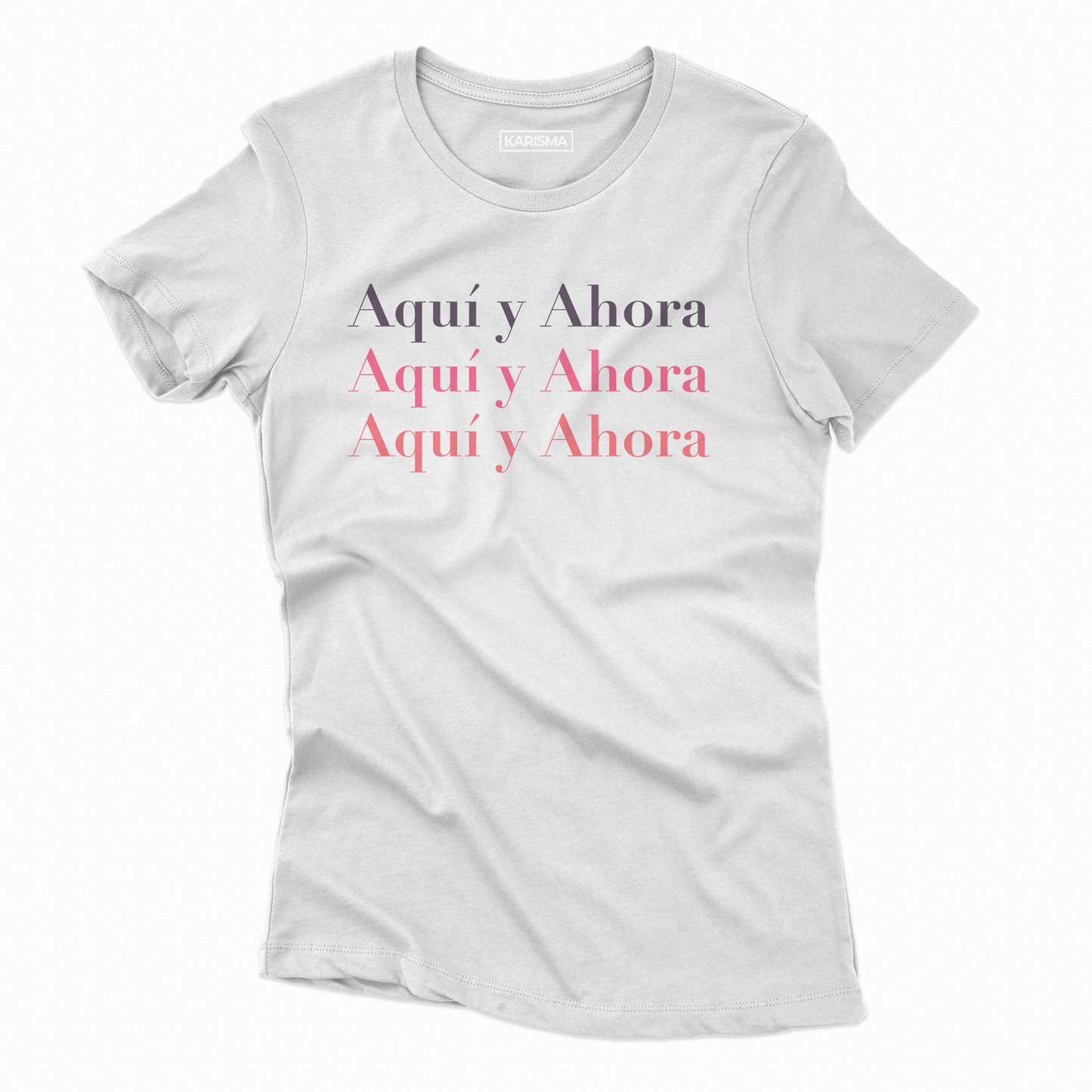 Camiseta Aquí y Ahora Karisma para mujer