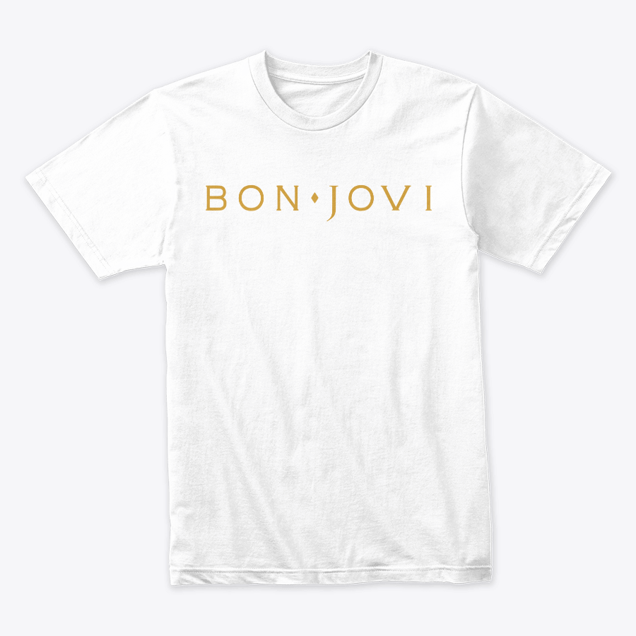 Camiseta en Algodón Rock Style Bon jovi