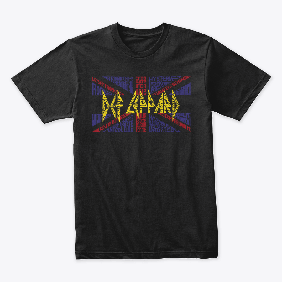 Camiseta Def Leppard Flag logo