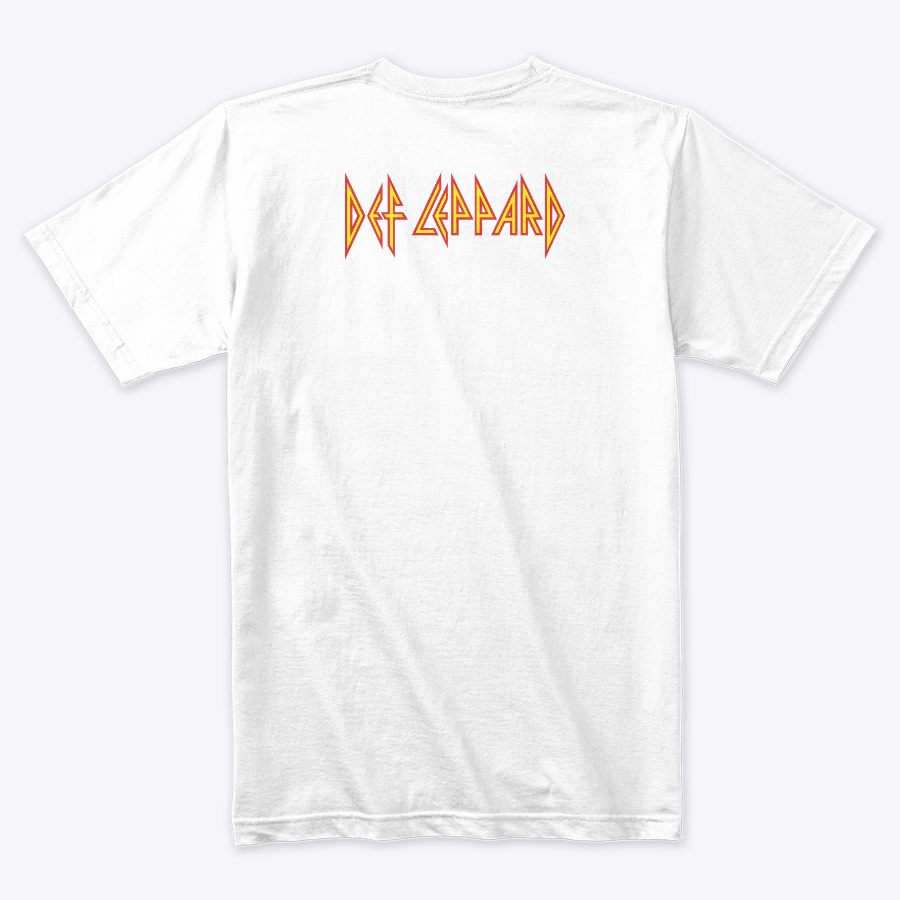 Camiseta Def Leppard Diamond Star Halos Doble Estampado
