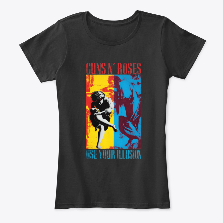 Camiseta Algodón Guns N Roses Use your Illusion Mujer