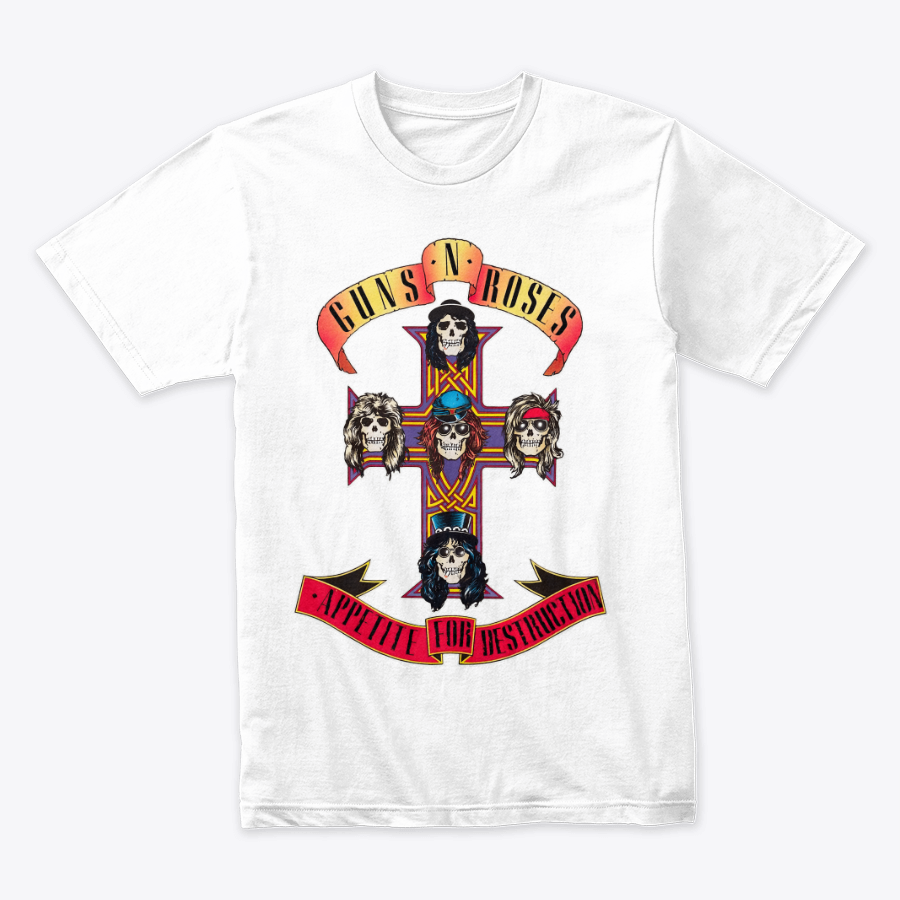 Camiseta Algodon Guns N Roses Art Plus