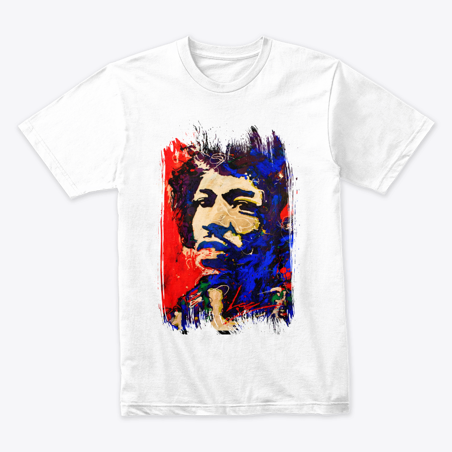 Camiseta Jimmy Hendrix paint Art