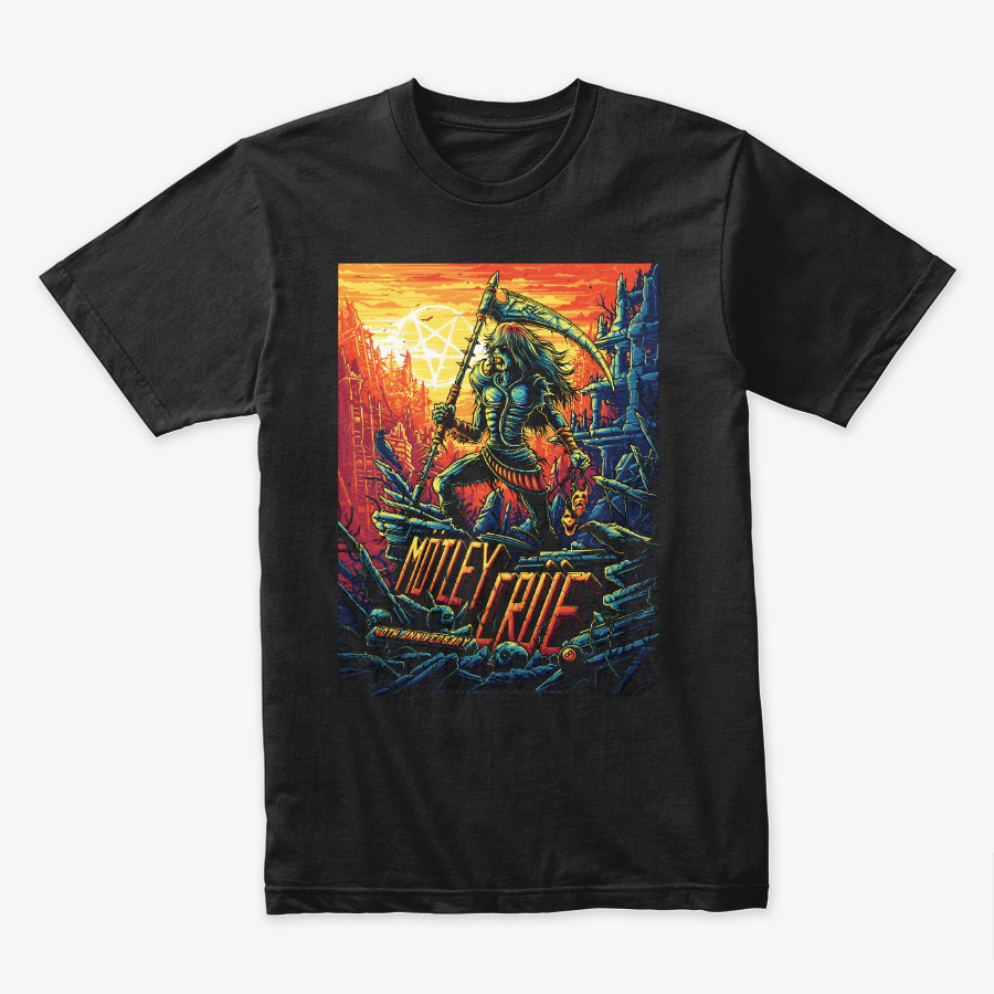 Camiseta Motley Crue 45th Anniversary Poster