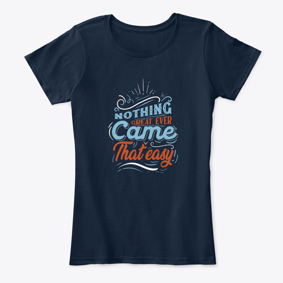 Camiseta Algodon Fashion Style Nothing Great Mujer