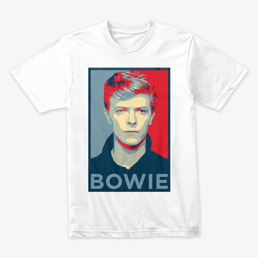 Camiseta Algodón David Bowie Por Art
