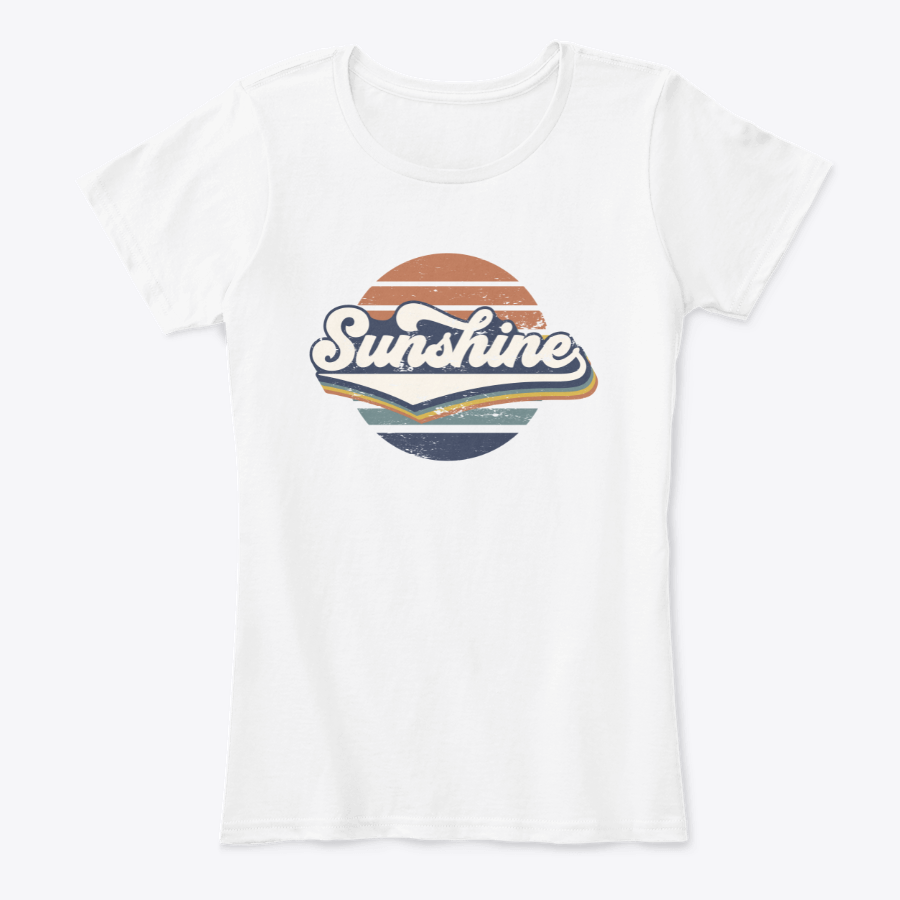 Camiseta Algodón Fashion style Sunshine Vintage Mujer