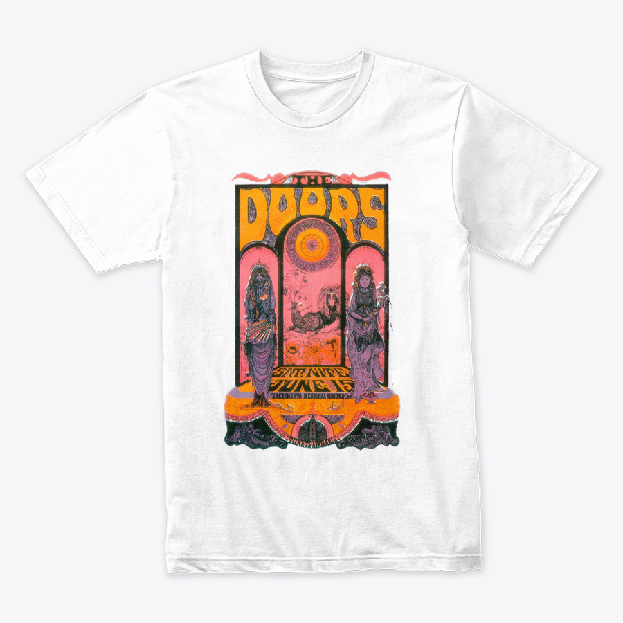 Camiseta Algodon The Doors Art