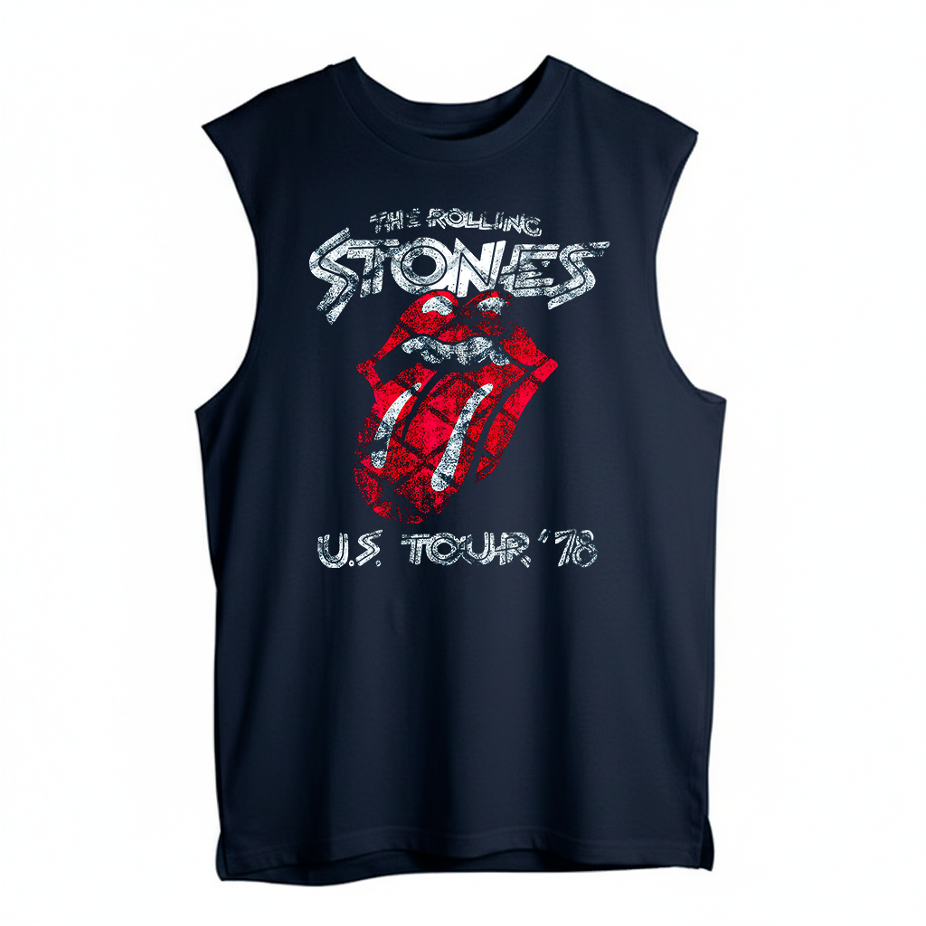 Esqueleto Manga Sisa The rolling Stones US tour 78 Rock Style