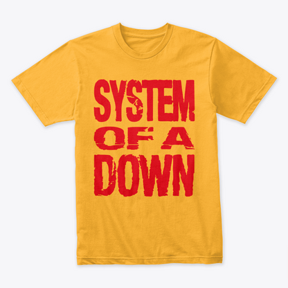 Camiseta Algodon System Of A Down Logo Red