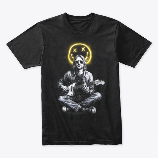 Camiseta Algodon Nirvana Kurt Cobain Art