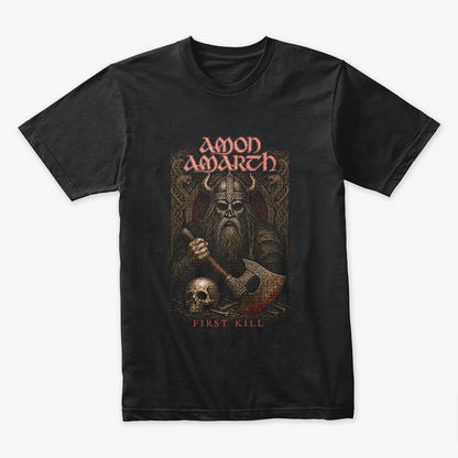 Camiseta Algodon Amon Amarth First Kill