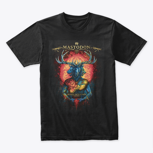Camiseta Algodon Mastodon Blood Mountain