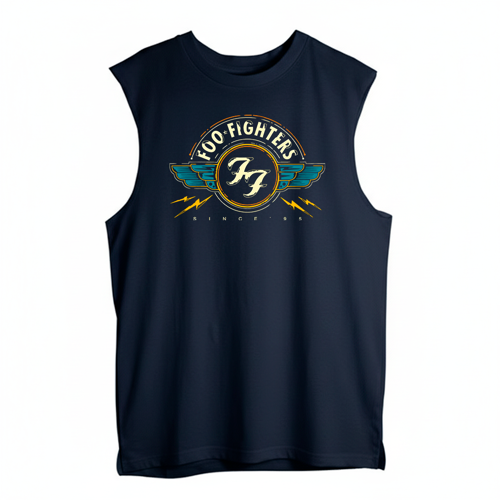 Esqueleto Manga Sisa Foo Fighters Vintage Art