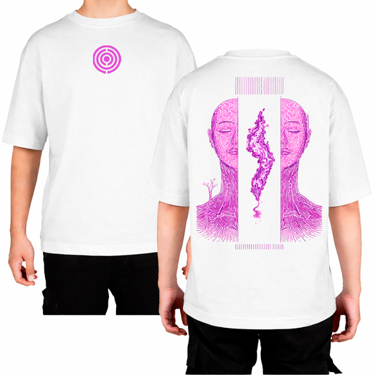 Camiseta Oversize Core Art Morado
