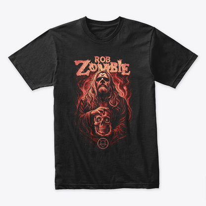 Camiseta Algodon Rob Zombie Poster Skull
