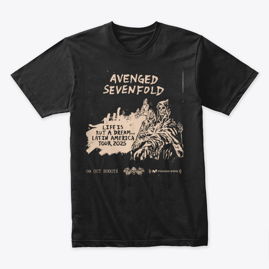 Camiseta Algodon Avenged Sevenfold Tour 2025