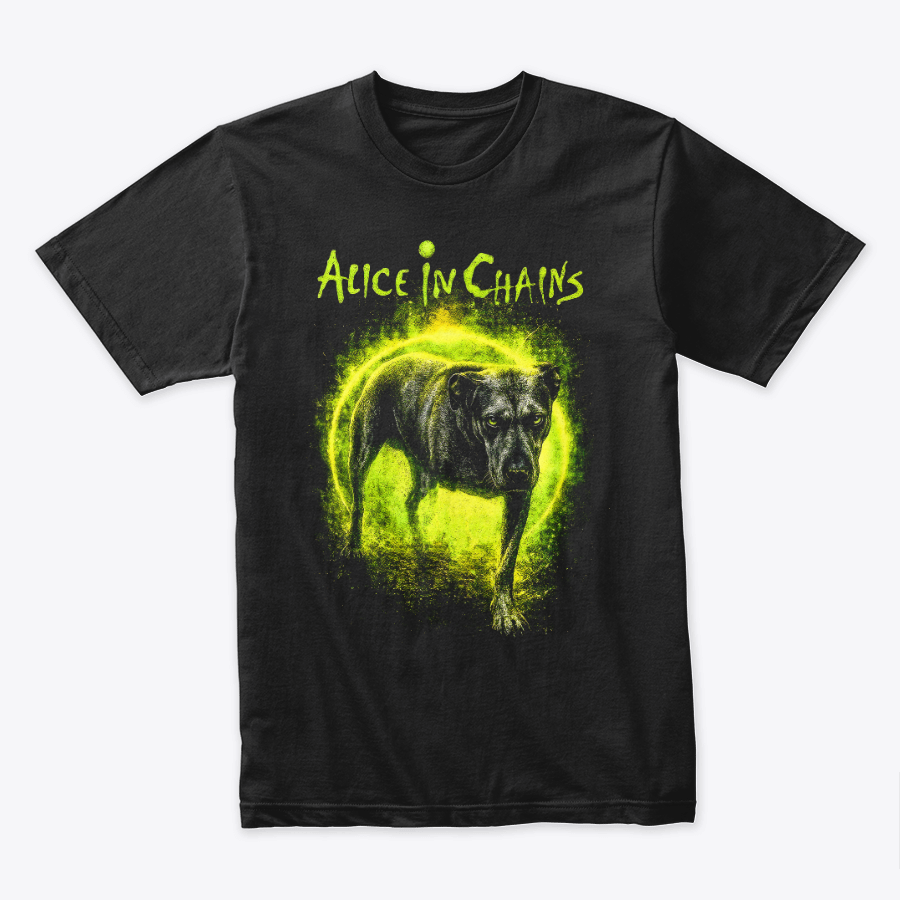 Camiseta Algodon Alice In Chains Dog