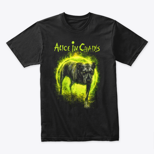Camiseta Algodon Alice In Chains Dog