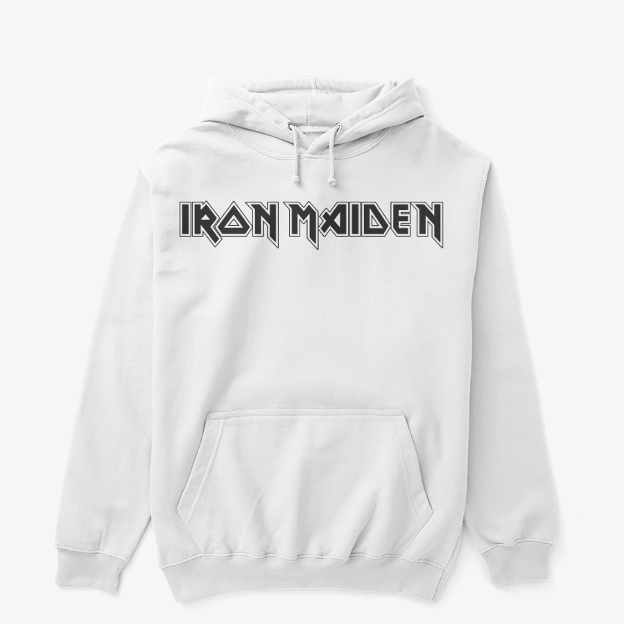 Buzo Capota Iron Maiden Logo Black