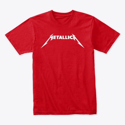 Camiseta de algodon Metallica Logo Rock Style