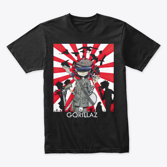 Camiseta Algodon Gorillaz Noodle