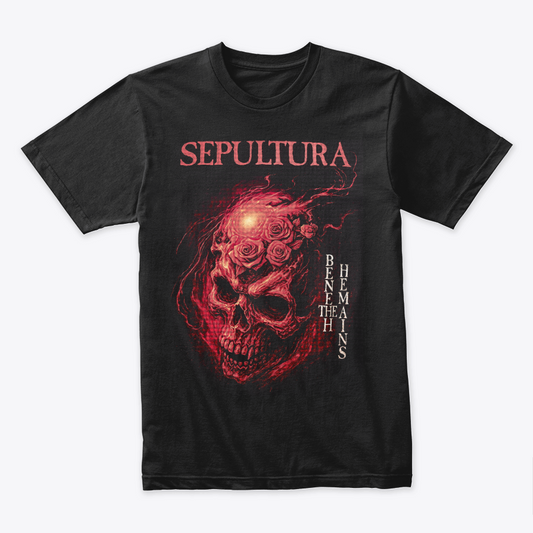 Camiseta Algodon Sepultura Skull