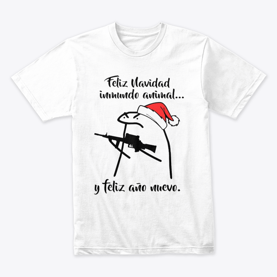 Camisetas Navideñas Familia Set de 3 Prendas Feliz Navidad Inmundo Animal