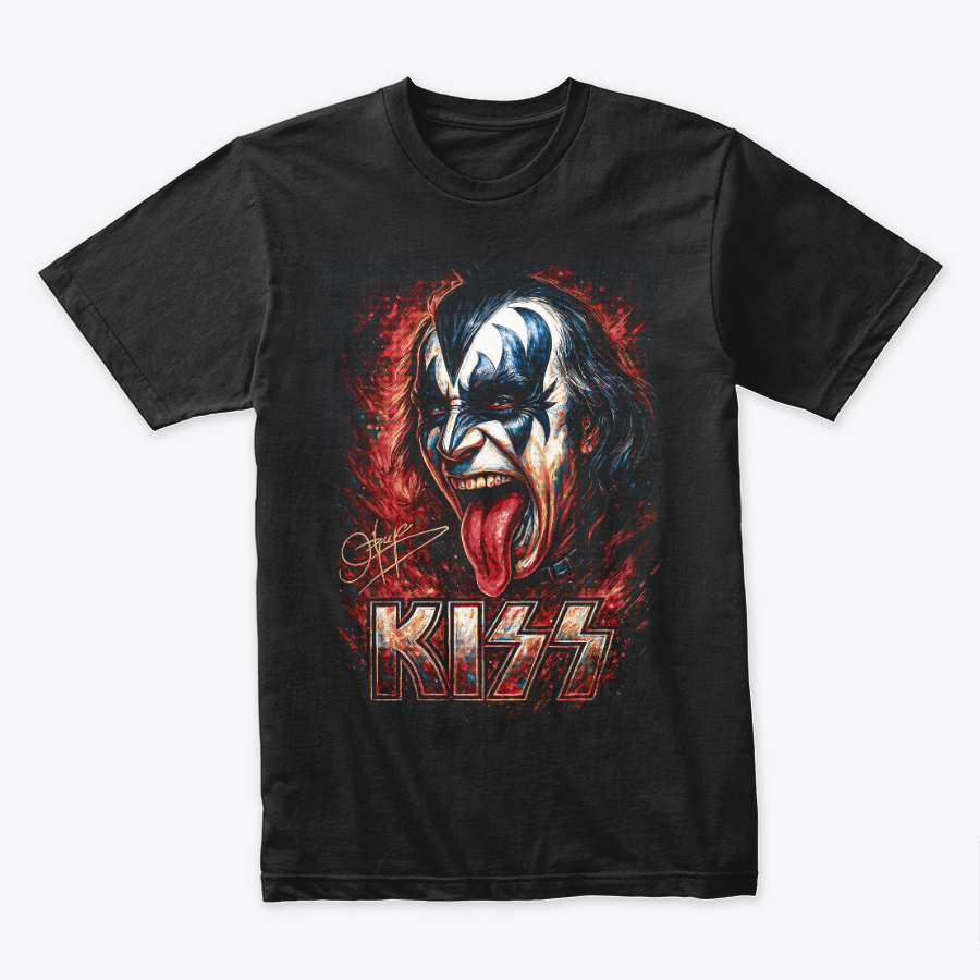 Camiseta Algodon Kiss Face 3