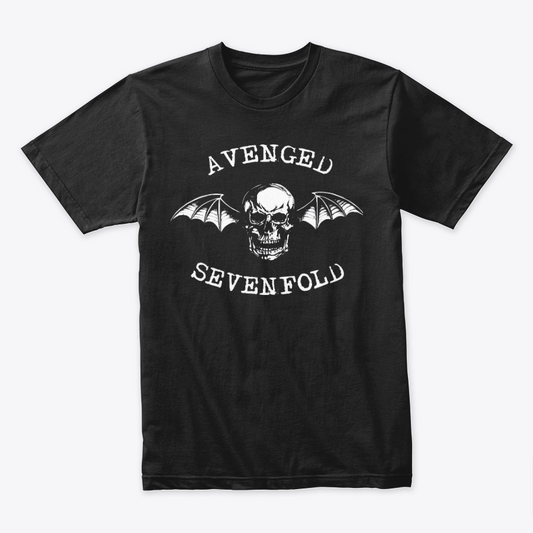 Camiseta Algodon Avenged Sevenfold Logo Clasico