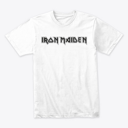Camiseta Algodon Iron Maiden Logo Black