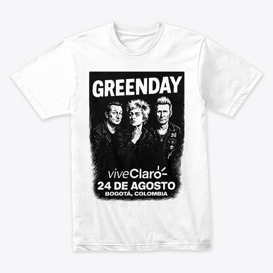Camiseta Algodon Green Day Poster