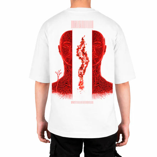 Camiseta Oversize Core Red Art 1