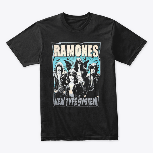 Camiseta Algodon Ramones New Type System