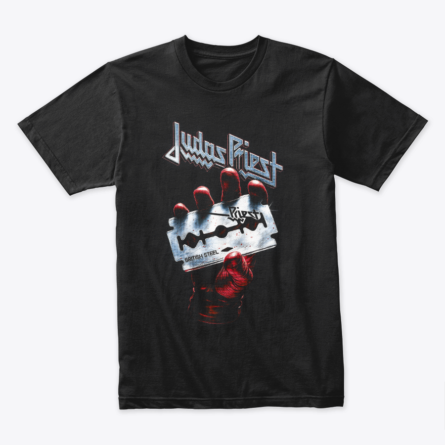Camiseta Algodon Judas Priest British Steel 2