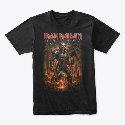 Camiseta Algodon Iron Maiden Guerrero