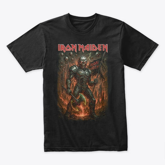 Camiseta Algodon Iron Maiden Guerrero